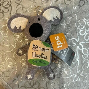 Spunky pup Wookiee craft collection koala dog chew toy NWT